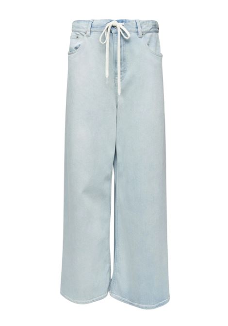 wide led jeans woman blue MM6 MAISON MARGIELA | S52LA0262-M30056961